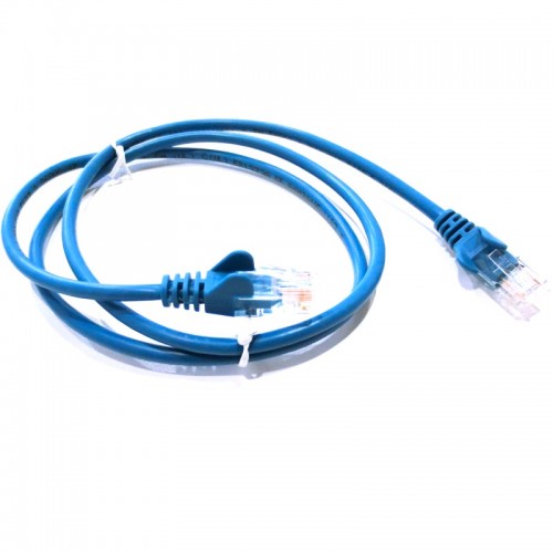 Cat5E 1m datortīkla kabelis (zils)