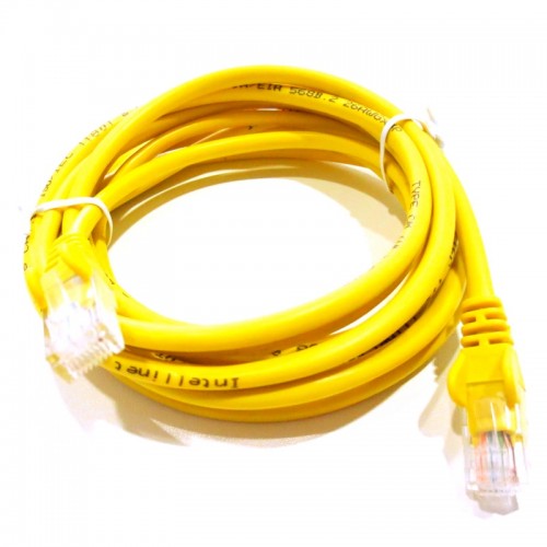 Cat5E 3m datortīkla kabelis (dzeltens)