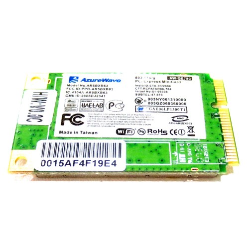 AZUREWAVE AR5BXB63 WiFi